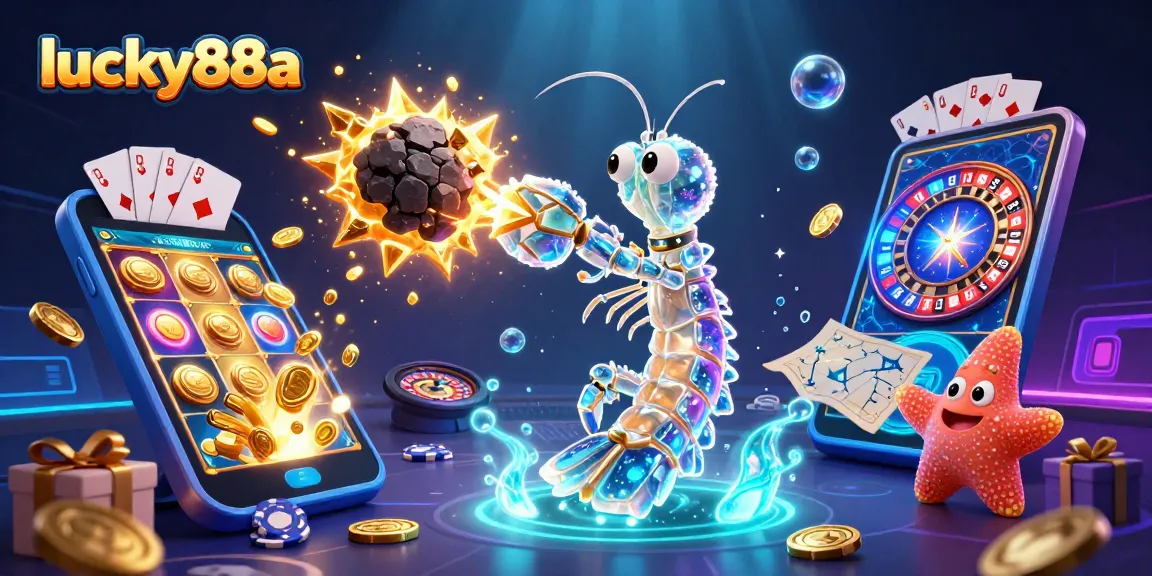 Experience winning action at lucky88a with a galactic shrimp and starfish immersed in a glowing cash extravaganza.